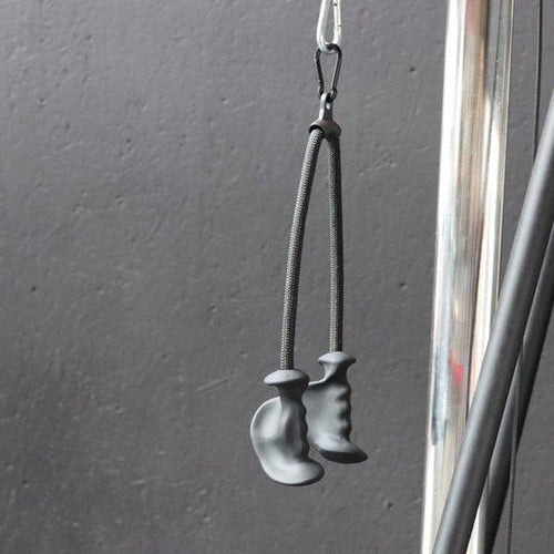 Tricep Rope 70 cm Gevlochten Nylon – Handgevormde Grips