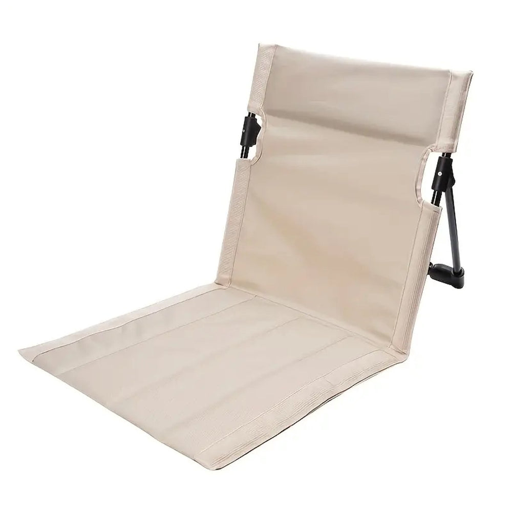 Opvouwbaar Strandbedje met Rugleuning – Beige