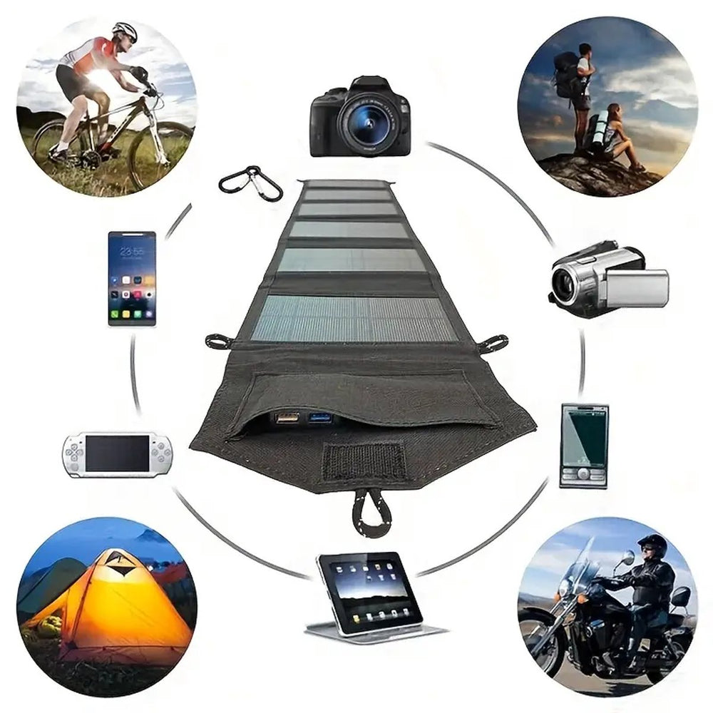 Opvouwbaar Zonnepaneel met USB – 60W