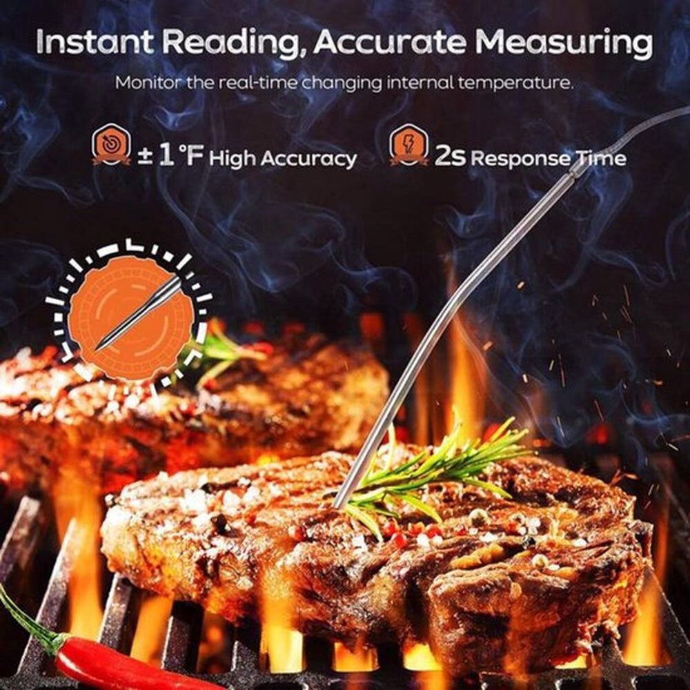 Waterdichte BBQ Thermometer met Alarm en Timer