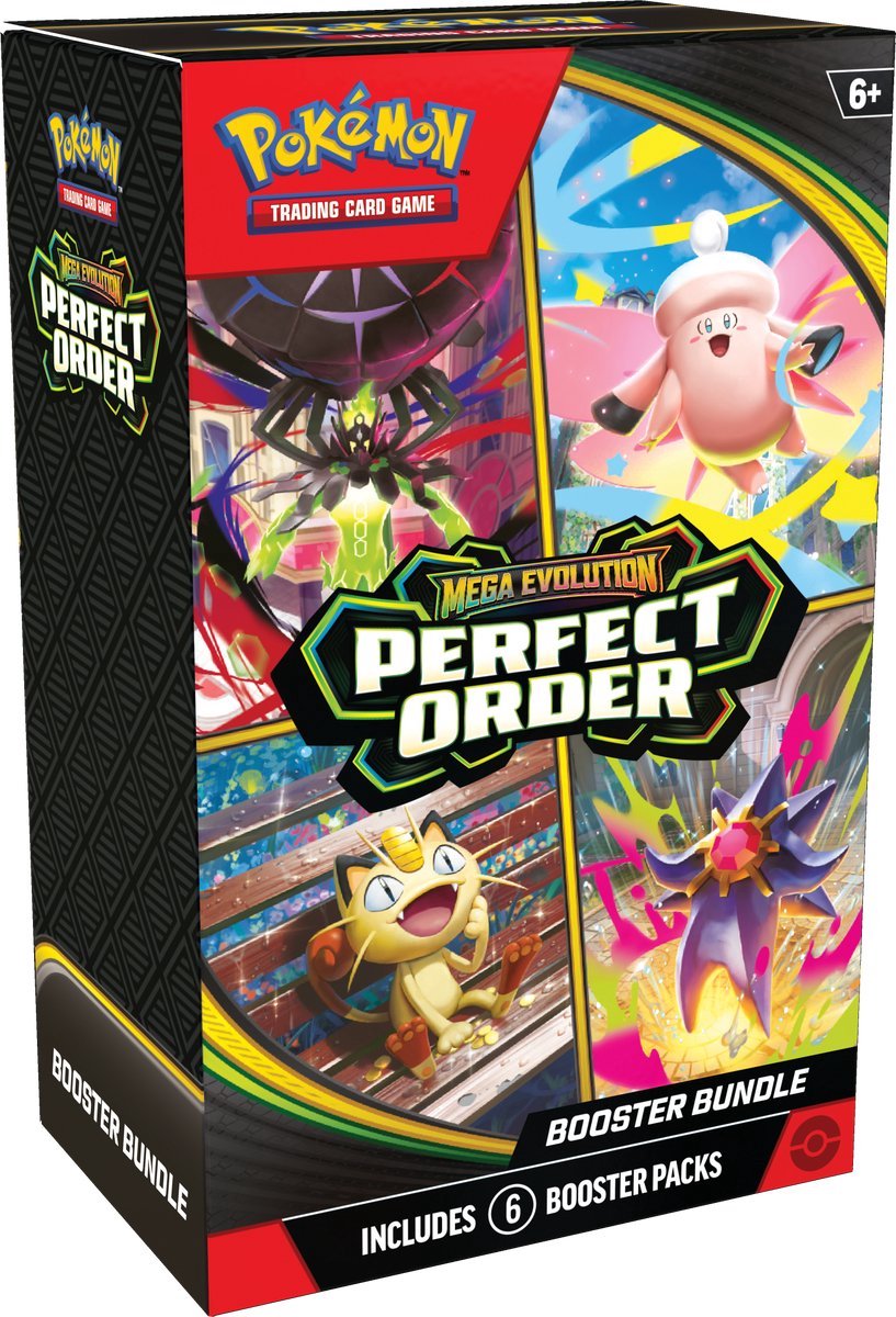 Pokémon TCG Mega Evolution Perfect Order Booster Bundle