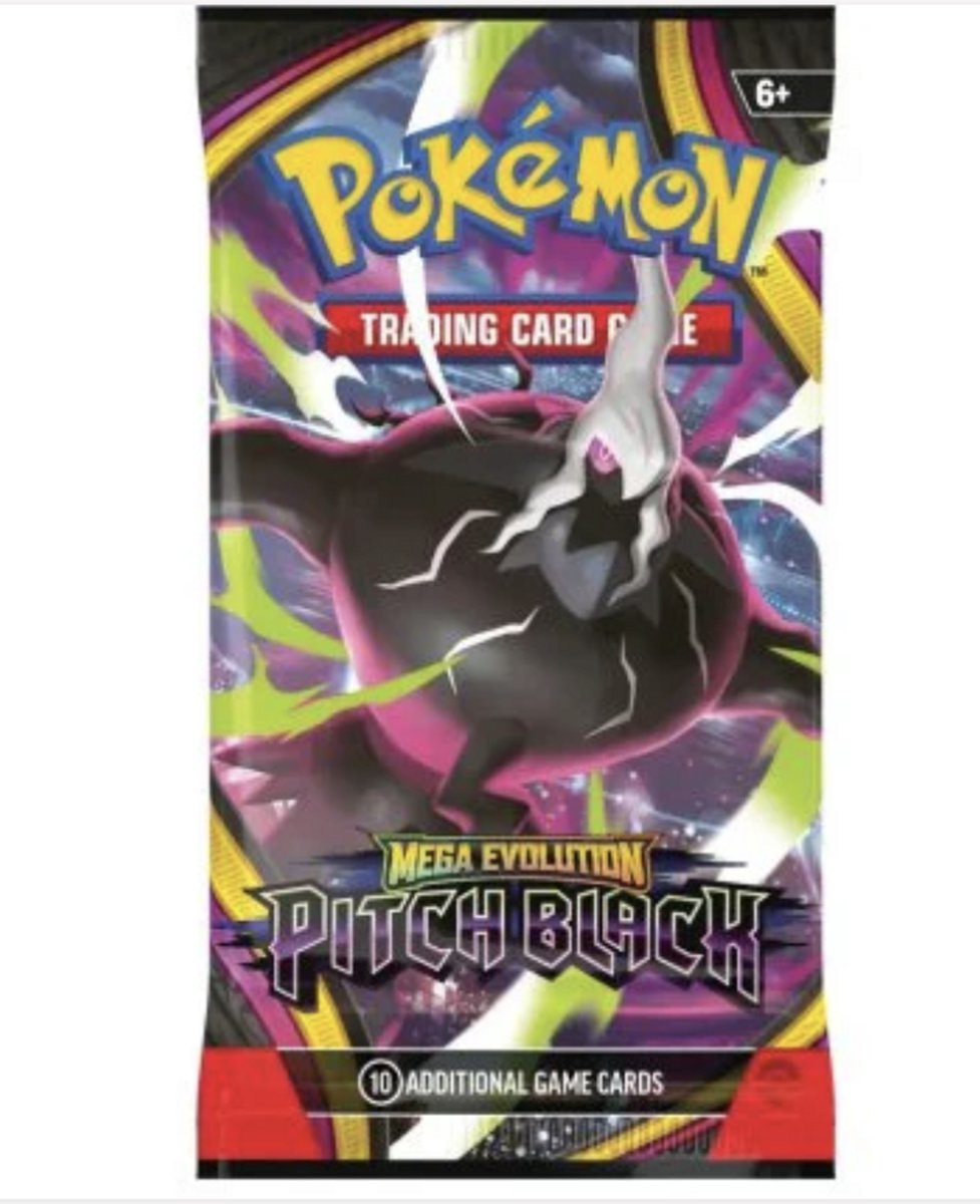 Pokémon TCG Mega Evolution Pitch Black – 4 Booster Packs
