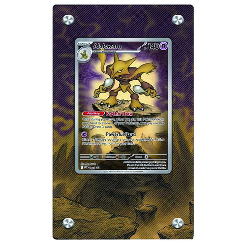 Alakazam 009 promo – Kaarthouder met achtergrond