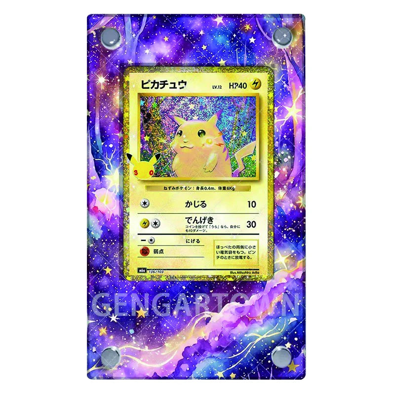 Pikachu 136/103 – Kaarthouder met achtergrond