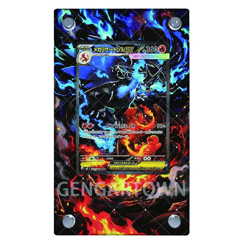 Mega Charizard X ex 110/080 – Kaarthouder met achtergrond