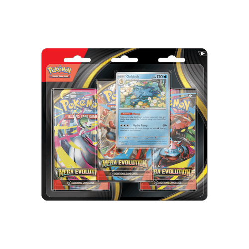 Pokémon TCG Mega Evolution 3-Pack Blister – Golduck