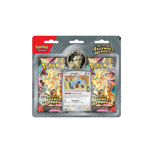 Pokémon TCG Mega Evolution Ascended Heroes Enhanced 2-Pack Blister – Larry's Komala