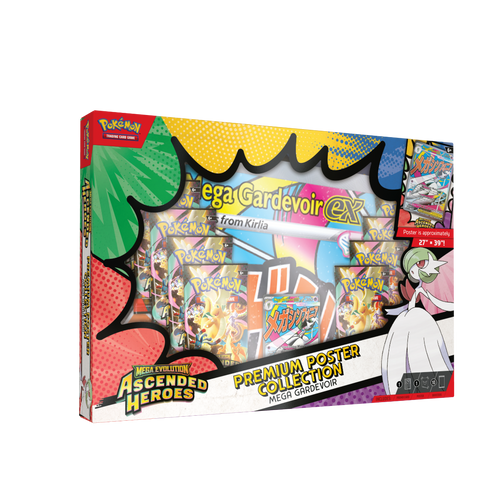 Pokémon TCG Mega Evolution Ascended Heroes Premium Poster Collection – Mega Gardevoir