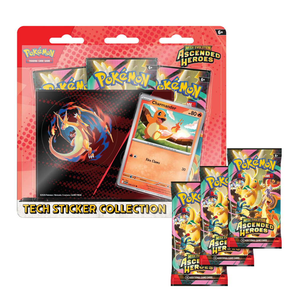 Pokémon TCG Mega Evolution Ascended Heroes Tech Sticker Collection – Charmander