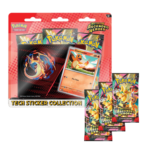 Pokémon TCG Mega Evolution Ascended Heroes Tech Sticker Collection – Charmander