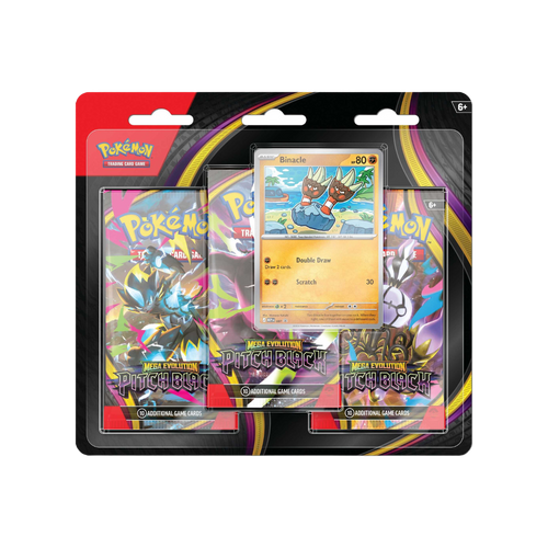 Pokémon TCG Mega Evolution Pitch Black 3-Pack Blister