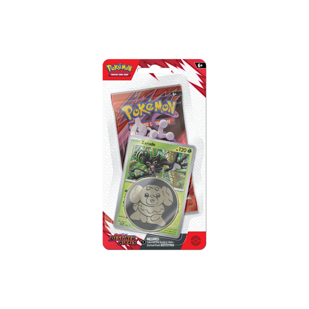 Pokémon TCG Scarlet & Violet Destined Rivals Checklane Blister – Zarude