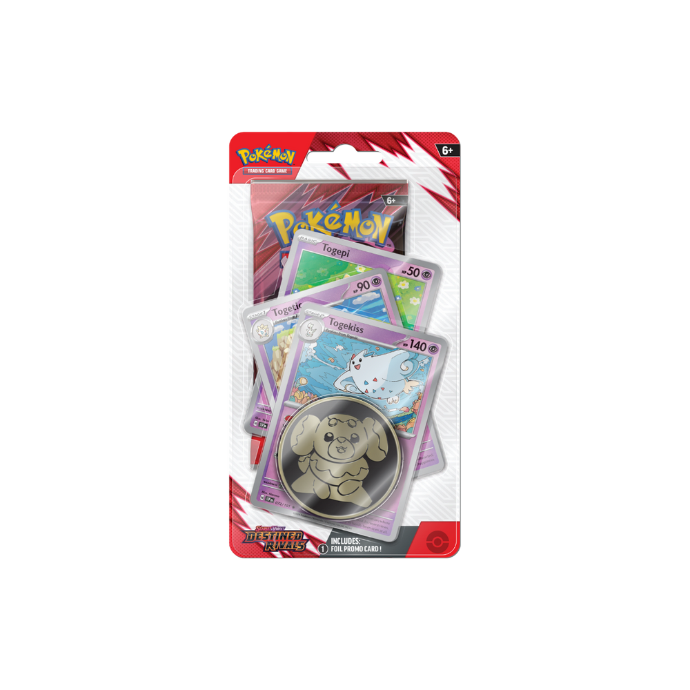 Pokémon TCG Scarlet & Violet Destined Rivals Premium Checklane Blister – Togekiss, Togetic en Togepi