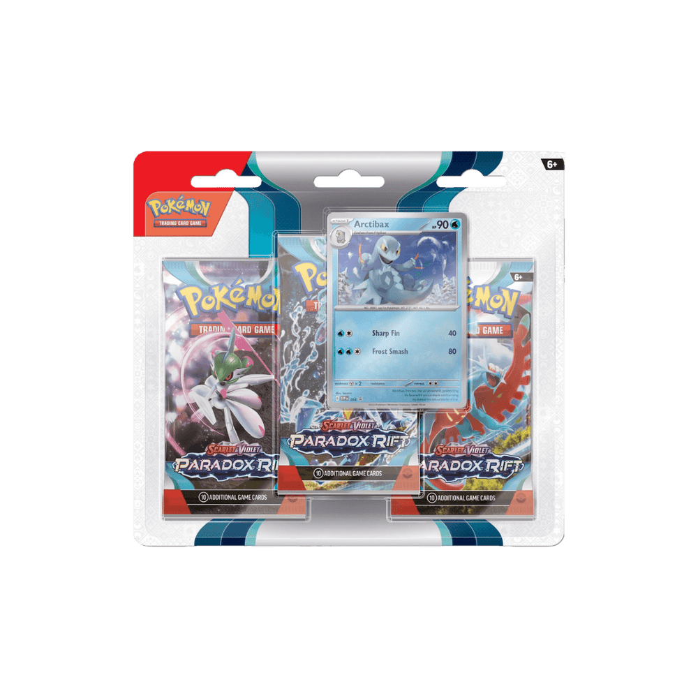 Pokémon TCG Scarlet & Violet Paradox Rift 3-Pack Blister – Arctibax
