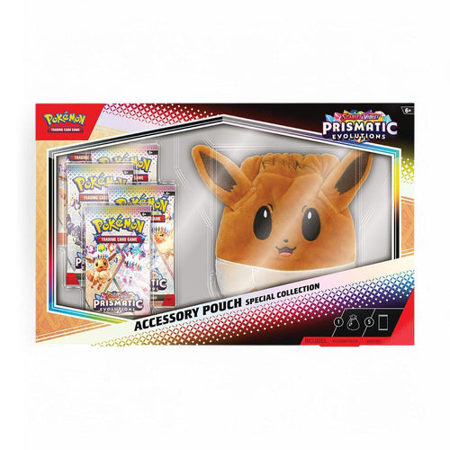 Pokémon TCG Scarlet & Violet Prismatic Evolutions Accessory Pouch Special Collection