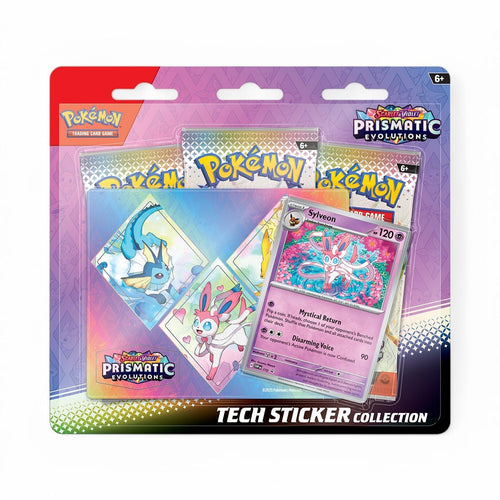 Pokémon TCG Scarlet & Violet Prismatic Evolutions Tech Sticker Collection