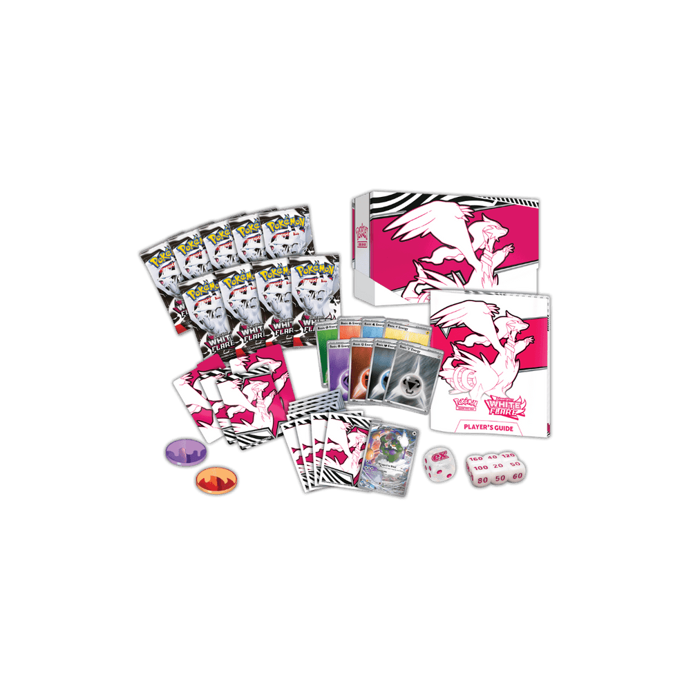 Pokémon TCG Scarlet & Violet White Flare Elite Trainer Box – Reshiram, foto 2